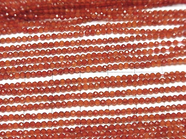 High Quality! 1strand $5.79! Red Agate AAA Faceted Round 2mm 1strand beads (aprx.15inch / 37cm)