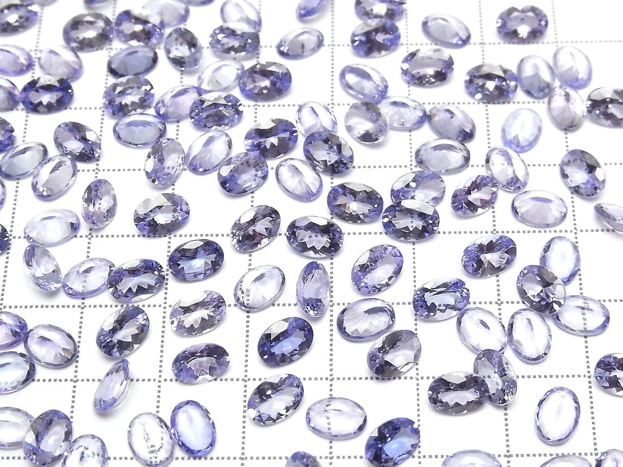 高品質坦桑石 AAA 裸石 橢圓刻面 7x5mm 1顆