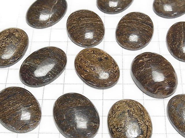 Bronzite Oval Cabochon 30x22mm 2pcs $4.79!