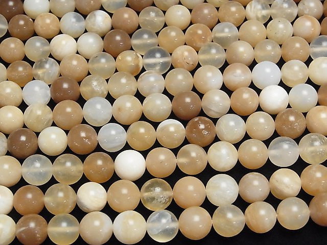 Afrikanischer gelber Opal Runde 10 mm 1 Strang Perlen (ca. 15 Zoll / 38 cm)