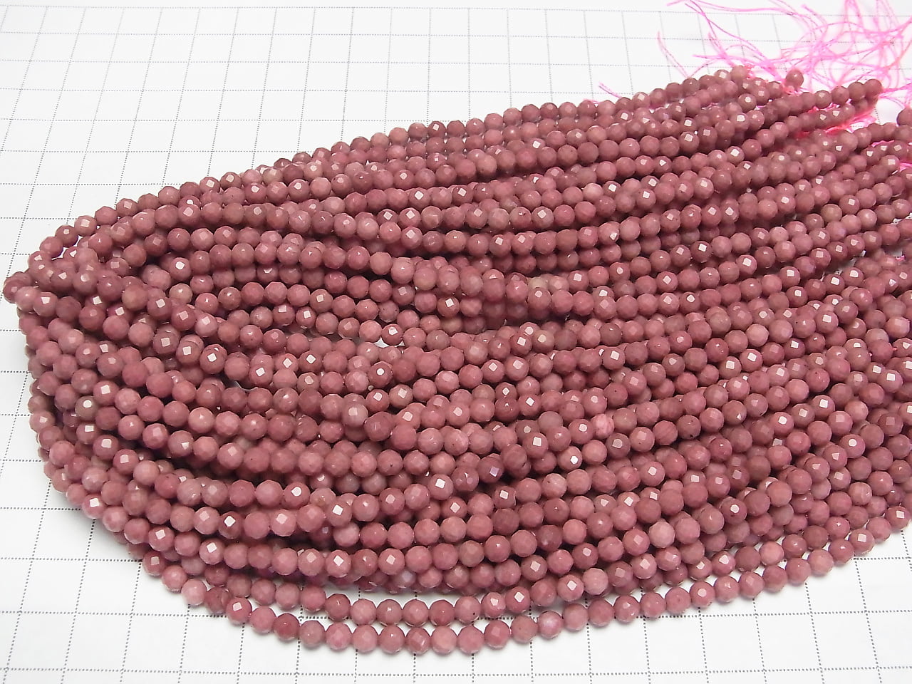 Hochwertig! Silikatischer Schiefer AAA- facettierte Runde 4,5mm 1Strang Perlen (ca. 15 Zoll/37 cm)