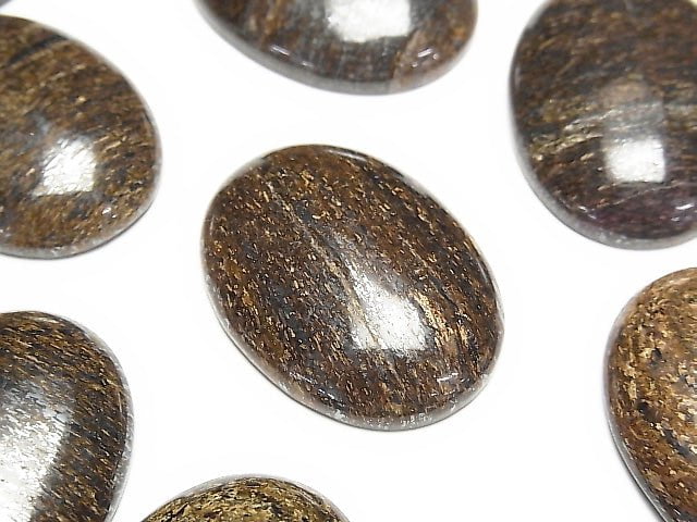 Bronzite Oval Cabochon 30x22mm 2pcs $4.79!