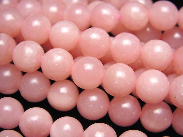 Pink Soap Stone AAA- Round 8mm half or 1strand beads (aprx.15inch/38cm)