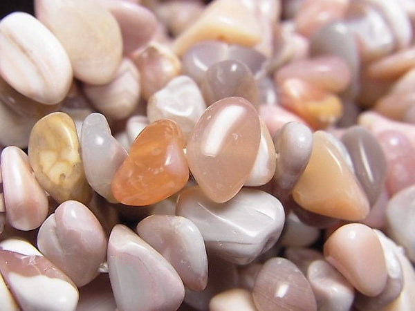 [Video] Pink Botswana Agate Chips (Small Nugget) 1strand beads (aprx.15inch / 36cm)