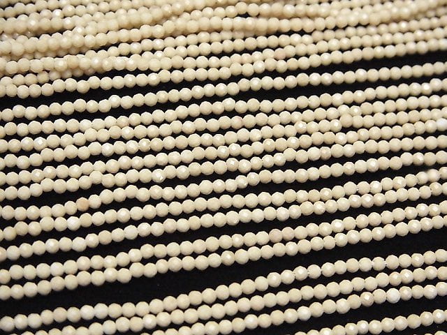 High Quality!  Riverstone  Faceted Round 2mm  1strand beads (aprx.15inch/38cm)