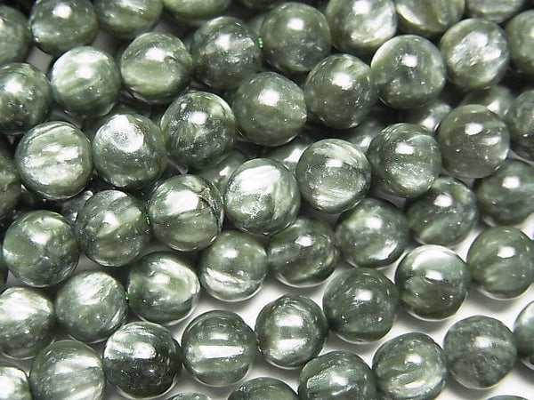 [Video]Seraphinite AAA Round 6mm half or 1strand beads (aprx.15inch/37cm)