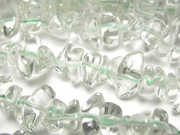 [Video]Green Amethyst AAA- Chips (Small Nugget ) 1strand beads (aprx.15inch/38cm)