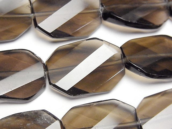 [Video]Smoky Quartz AA++ Faceted Nugget half or 1strand beads (aprx.15inch/38cm)