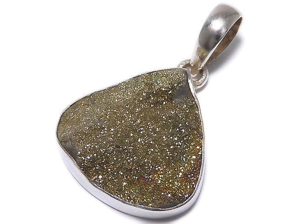 [Video][One of a kind] Pyrite Pendant Silver925 1pc NO.9