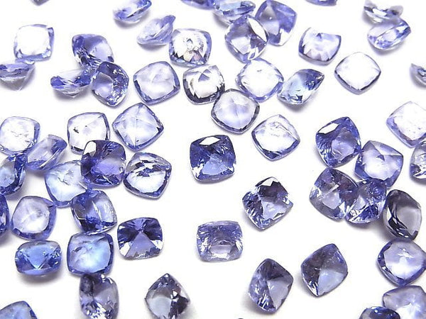 [Video]High Quality Tanzanite AAA- Loose stone Square Faceted 5x5mm 1pc