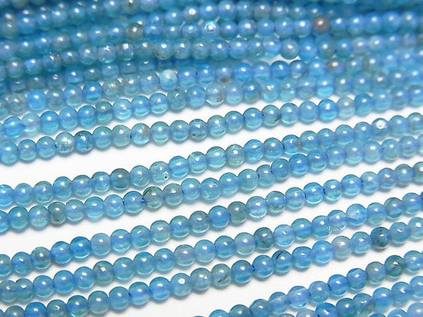 [Video]Apatite AA++ Round 2mm 1strand beads (aprx.15inch/38cm)