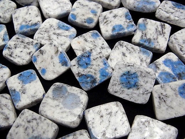 [Video] Himalaya K2 Azurite Slice Nugget half or 1strand beads (aprx.7inch/18cm)