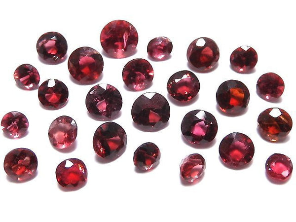 [Video][One of a kind] High Quality Red Spinel AAA- Loose stone Faceted 25pcs set NO.6