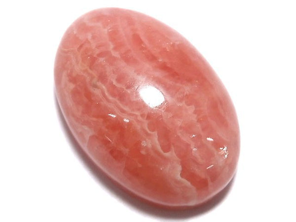 [Video][One of a kind] Argentina Rhodochrosite AAA- Cabochon 1pc NO.24