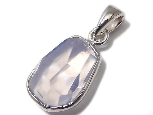 [Video][One of a kind] High Quality Scorolite AAA- Faceted Pendant Silver925 NO.110