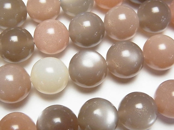 [Video]Multi color Moonstone AAA- Round 12mm half or 1strand beads (aprx.15inch/36cm)