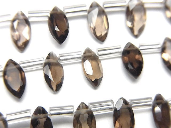 [Video]High Quality Smoky Quartz AAA Marquise Faceted 8x4mm 1strand (18pcs )