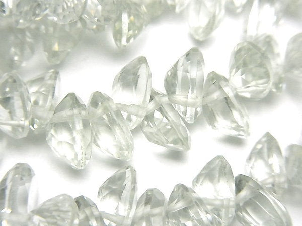 [Video]High Quality Green Amethyst AAA Oval Faceted 8x6mm 1/4 or 1strand beads (aprx.5inch/12cm)