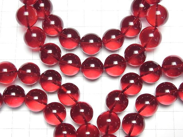 [Video] Red Amber Round 12.5mm Bracelet