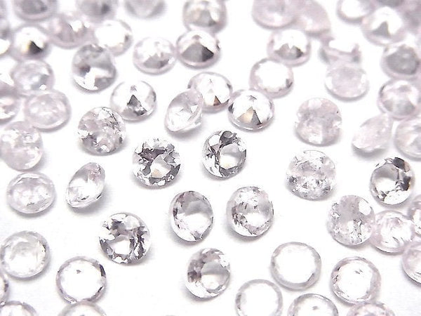 [Video]Morganite AA++ Loose stone Round Faceted 4x4mm 5pcs