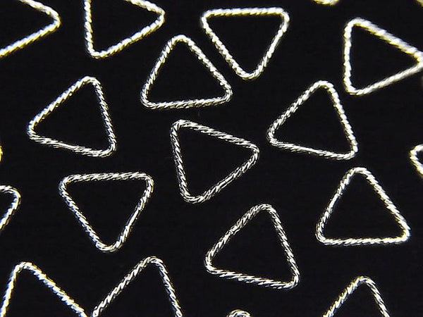 Silver925 Triangle Ring (close) glitter [5 mm] [7.6 mm] [10 mm] 20 pcs $4.79