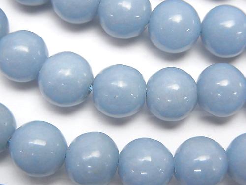Angelite AAA Round 10mm half or 1strand (aprx.15inch/38cm)