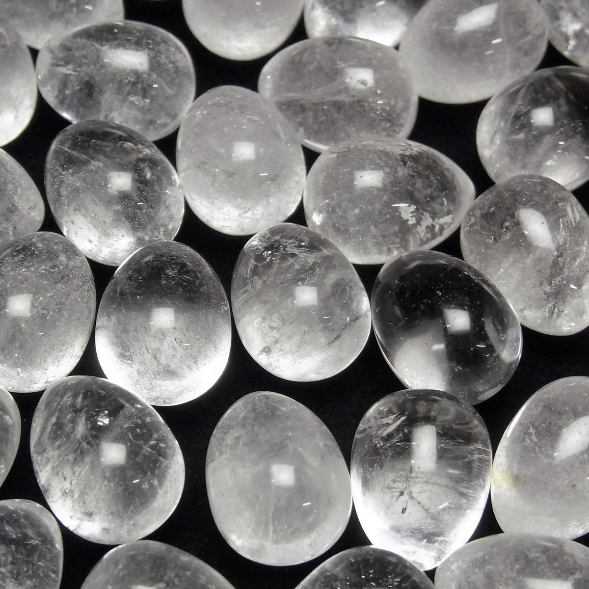 Œuf Quartz Cristal AA+ 18x13mm 3pcs