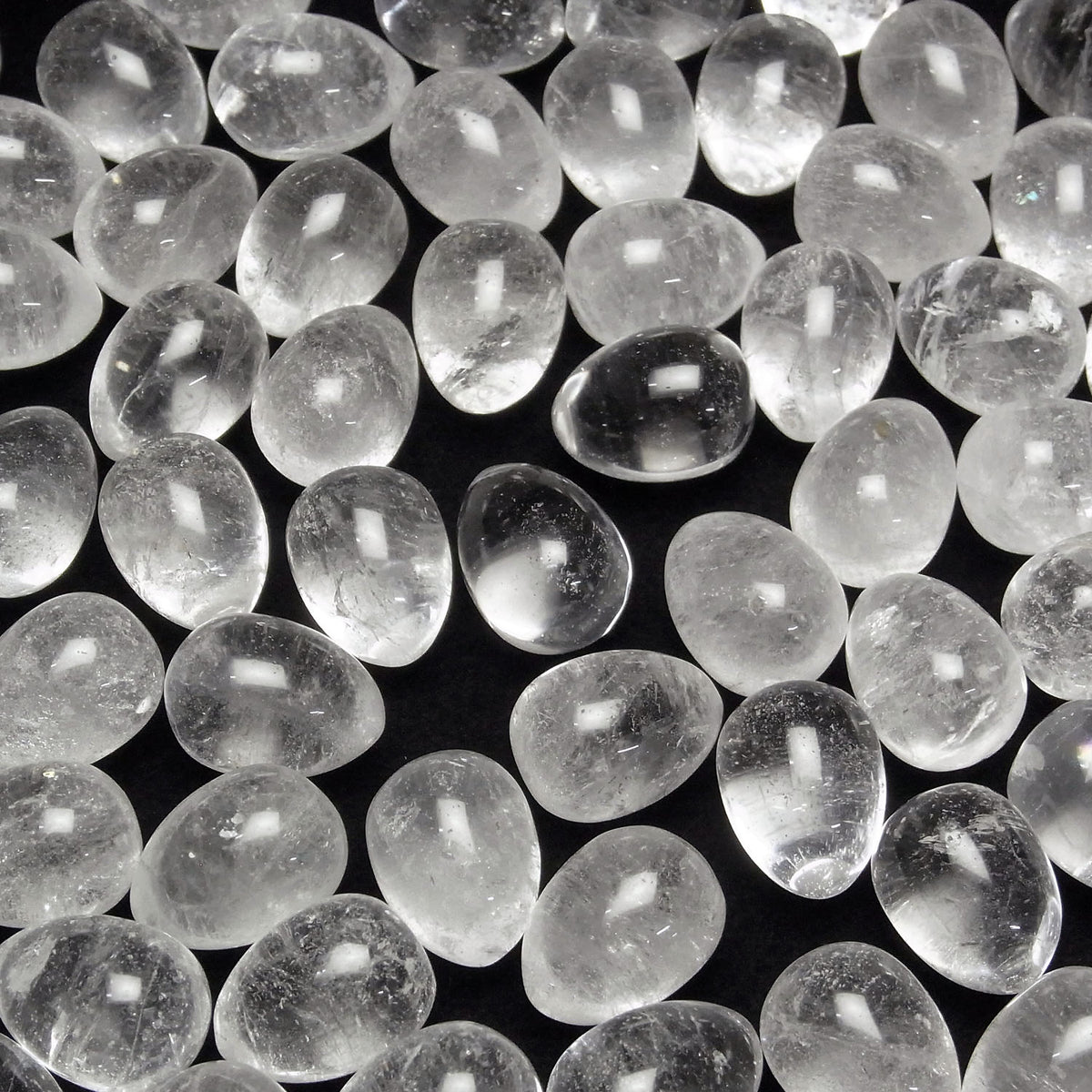 Œuf Quartz Cristal AA+ 18x13mm 3pcs