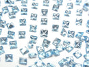 [Video]High Quality Swiss Blue Topaz AAA Loose stone Princess cut 3x3mm 10pcs