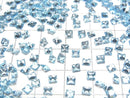 [Video]High Quality Swiss Blue Topaz AAA Loose stone Princess cut 3x3mm 10pcs