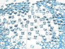 [Video]High Quality Swiss Blue Topaz AAA Loose stone Princess cut 3x3mm 10pcs