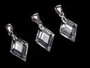 [Video]High Quality Crystal AAA Diamond Shape Pendant 14x10mm Silver925