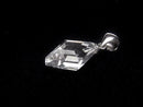 [Video]High Quality Crystal AAA Diamond Shape Pendant 14x10mm Silver925