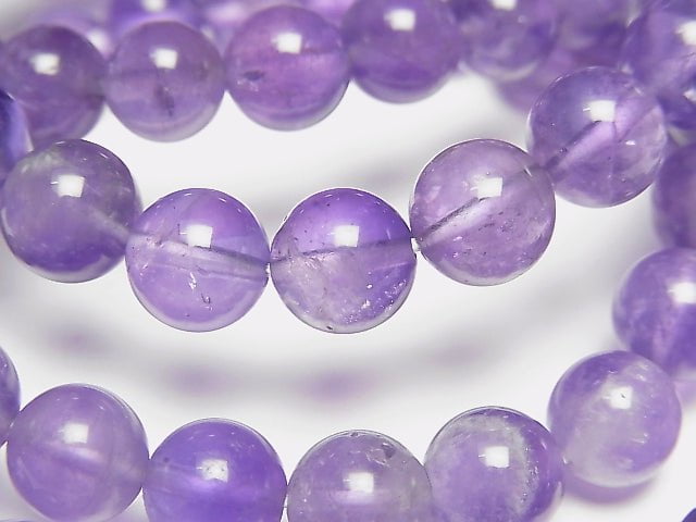[Video]Amethyst AA Round 8mm Bracelet