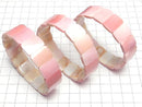 [Video] Queen Conch Shell AAA 2 Hole Rectangle 16x12mm Bracelet