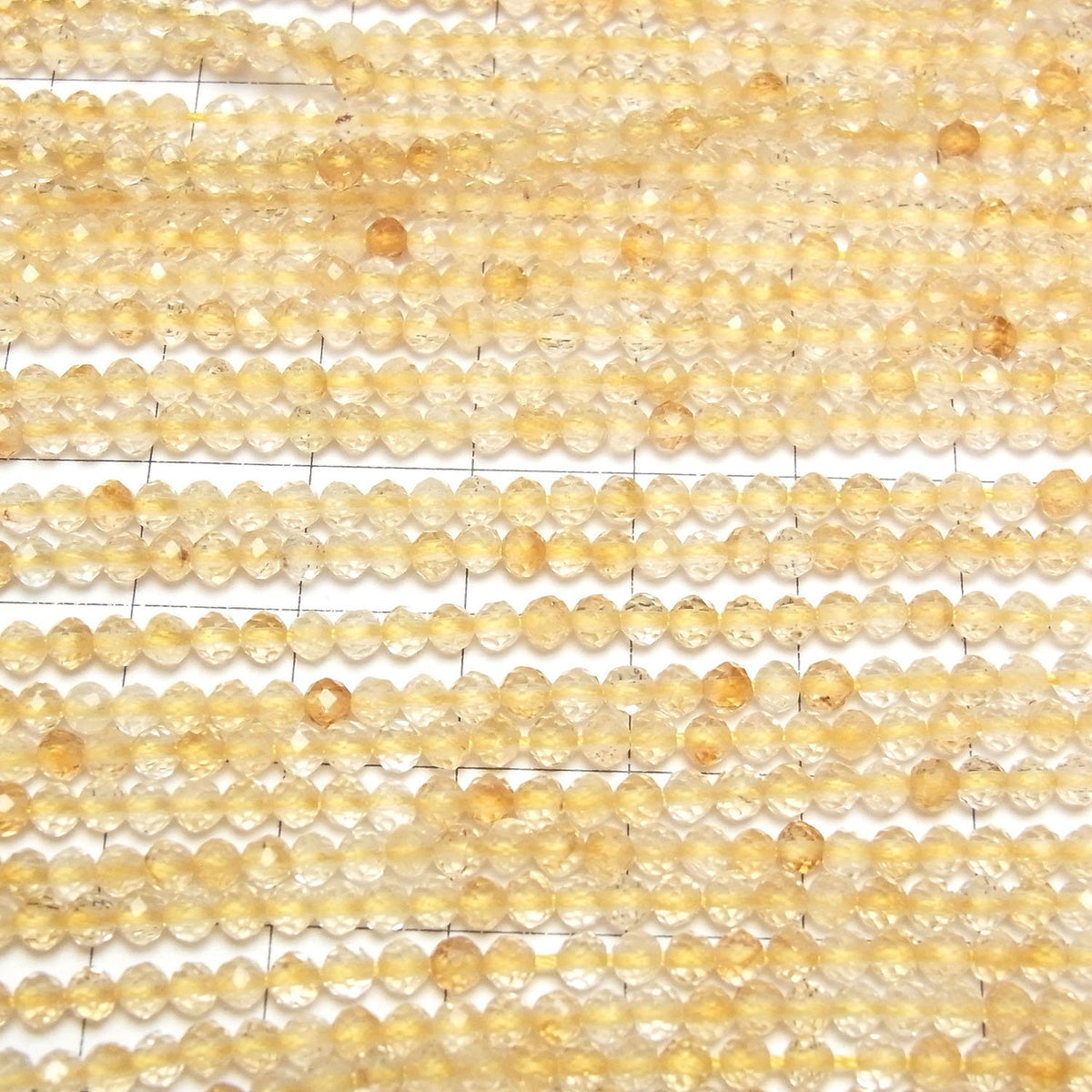 High Quality! Citrine AA+ Faceted Round 3mm 1strand beads (aprx.15inch/37cm)