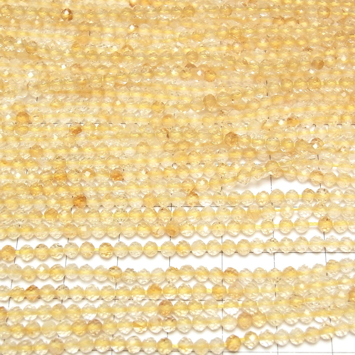 High Quality! Citrine AA+ Faceted Round 3mm 1strand beads (aprx.15inch/37cm)