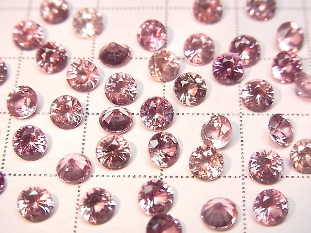 [Video]High Quality Dragon Garnet AAA Loose stone Round Faceted 4.5x4.5mm 1pc