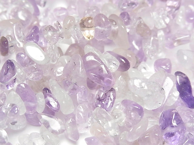 [Video] Light colorAmethyst AAA- Chips (Small Nugget ) 1strand beads (aprx.30inch/76cm)