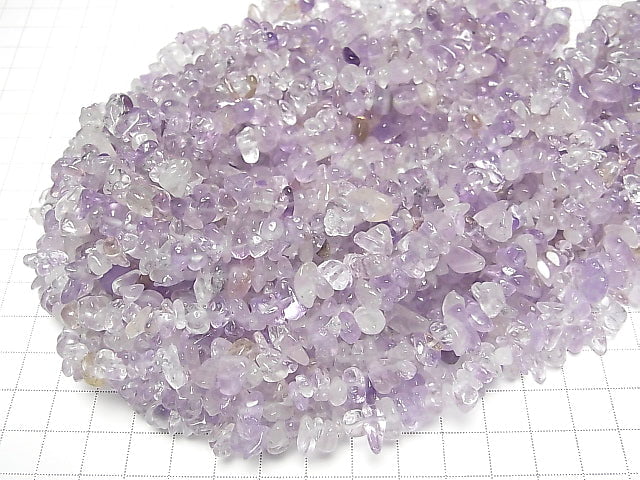 [Video] Light colorAmethyst AAA- Chips (Small Nugget ) 1strand beads (aprx.30inch/76cm)