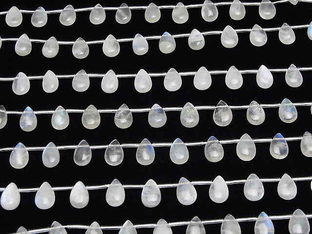 [Video]Royal Blue Moonstone AA++ Pear shape (Smooth) 12x8mm 1strand beads (aprx.6inch/16cm)