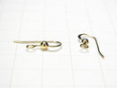 14KGF Earwire with Round Beads 18x7mm 1pair - !