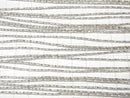 Karen Silver Patterned Tube 4.5x1.5x1.5mm half or 1strand beads (aprx.26inch/66cm)