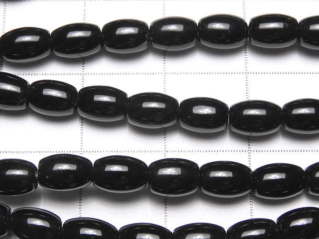 1strand $4.79! Onyx AAA Rice 6x4x4mm 1strand beads (aprx.15inch/36cm)