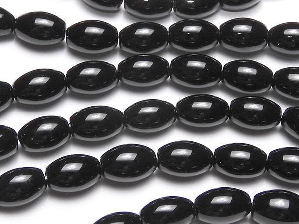 [Video] Onyx AAA Rice 9x6x6mm 1strand beads (aprx.15inch/36cm)