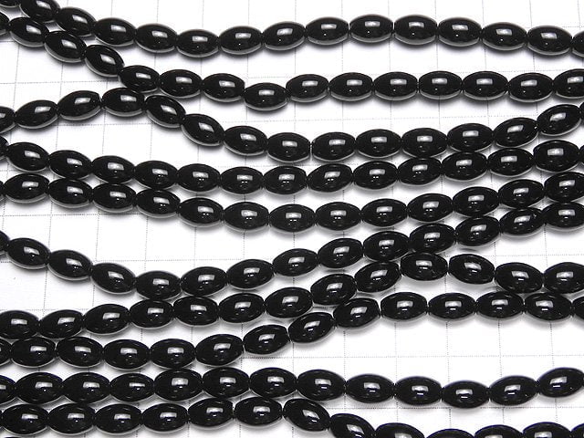 1strand $5.79! Onyx AAA Rice 9x6x6mm 1strand beads (aprx.15inch/36cm)