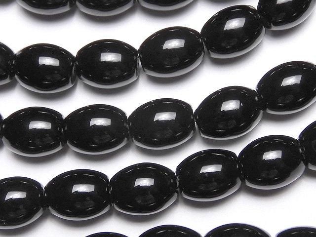 [Video] Onyx AAA Rice 10x8x8mm 1-strand beads (approx. 15inch/38cm)