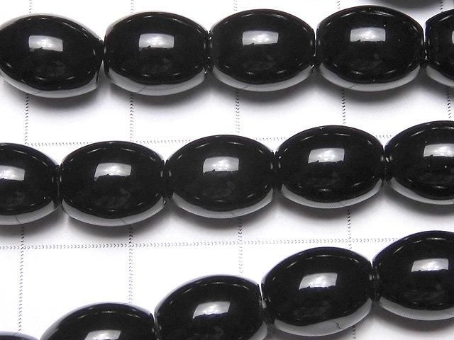 [Video] Onyx AAA Rice 10x8x8mm 1-strand beads (approx. 15inch/38cm)