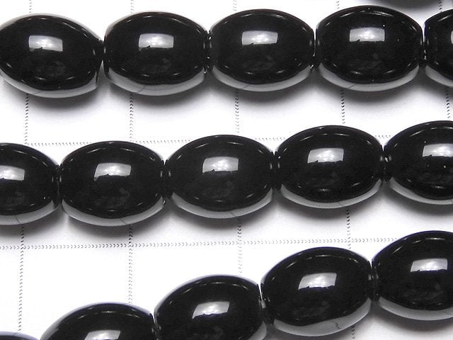 [Video] Onyx AAA Rice 10x8x8mm 1strand beads (aprx.15inch/38cm)