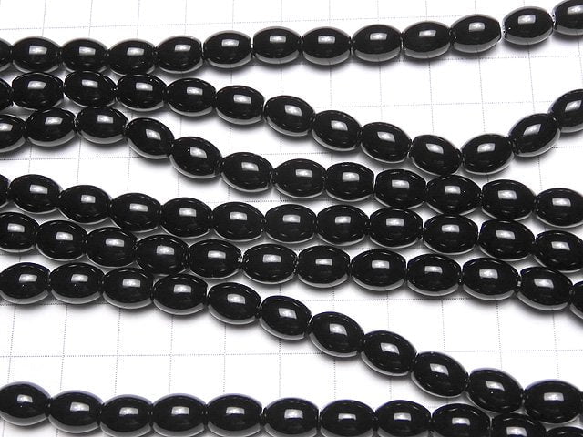 1strand $6.79! Onyx AAA Rice 10x8x8mm 1strand beads (aprx.15inch/38cm)